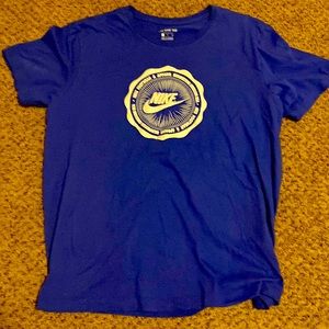 Blue xL Nike Graphic T Shirt
